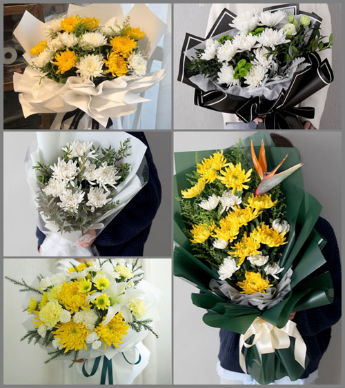 贵州遵义仁怀市二合镇白事花束代送